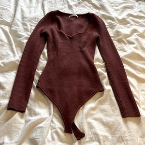 Abercrombie rust bodysuit